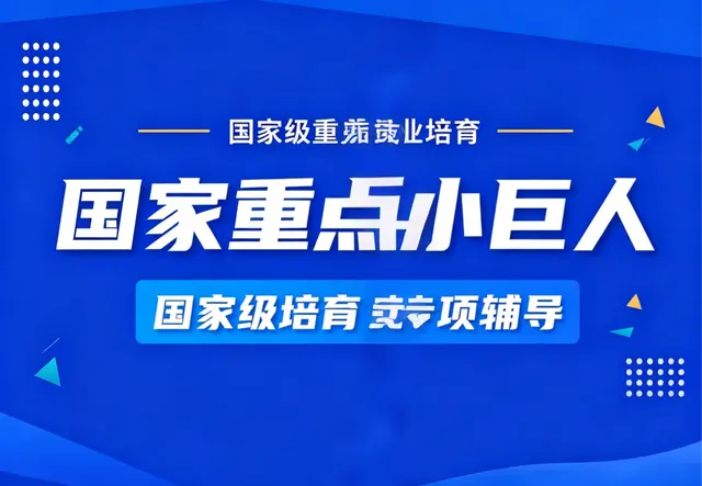 国家重点“小巨人”
