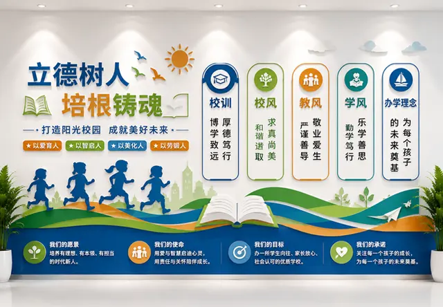 校园教育文化墙