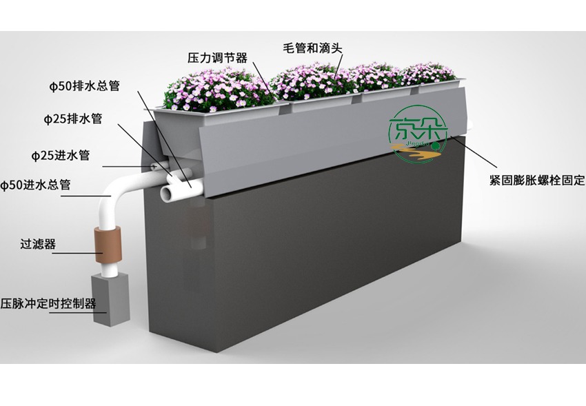 B014-2高架桥梁花箱花架