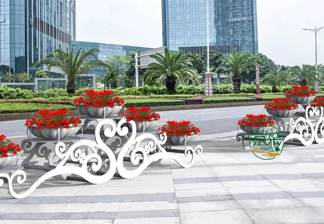 B016高架桥梁花箱花架