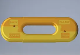 矿用高强度立式接链环