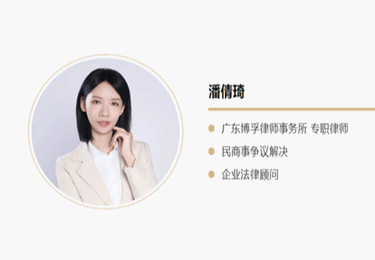 潘倩琦 专职律师--争议解决、合同纠纷及刑事辩护
