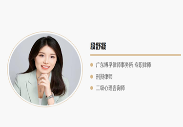 段舒凝 专职律师--专注刑事案件辩护