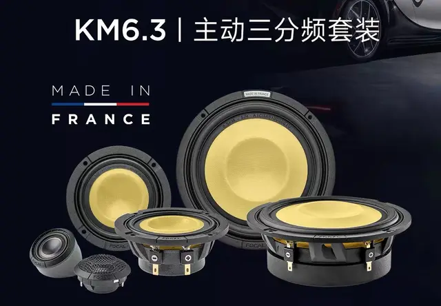 法国劲浪KM6.3主动三分频套装