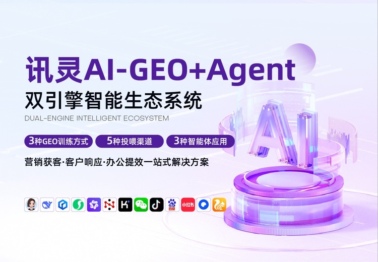 讯灵AI-GEO+Agent双引擎智能生态系统