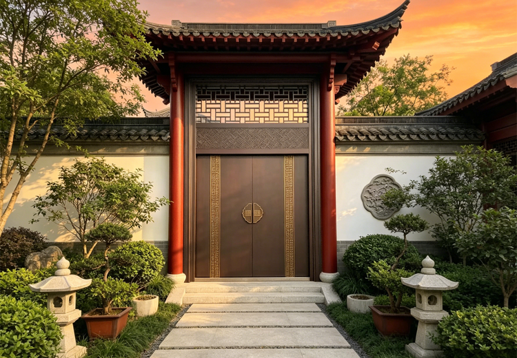 仿铜门优势尽显！高仿真质感、高强度基材，防水抗老，实用耐看又亲民