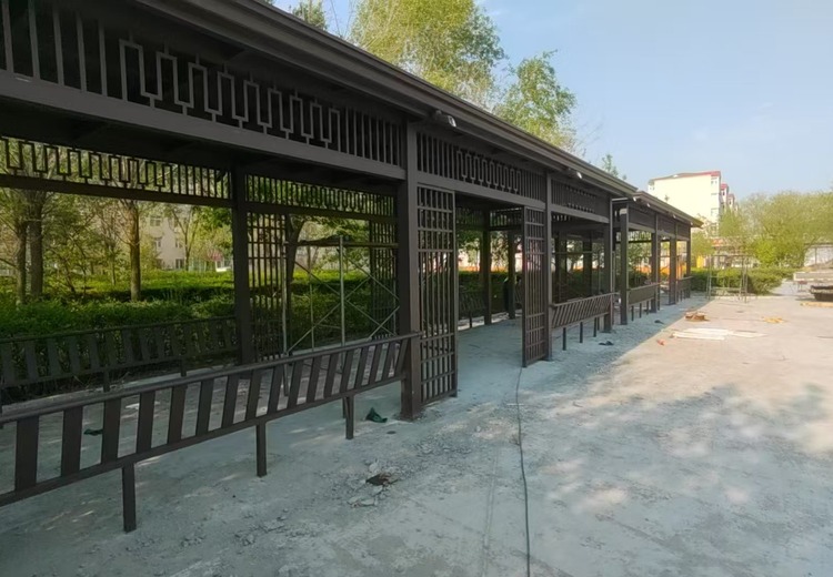 哈尔滨源头工厂宏大铝艺大门，适配严寒，工艺精风格多，一站式服务！