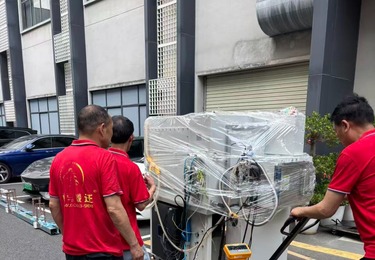 办公室空调搬运搬迁--深圳卓马(深圳)搬迁吊装有限公司服务案例