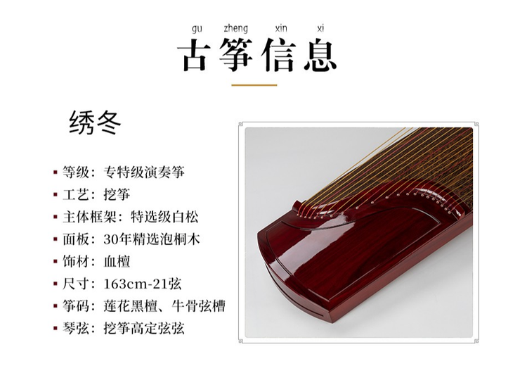 瑶鸾绣冬・专特级挖筝演奏古筝