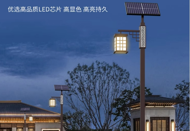 优质太阳能路灯方杆，节能环保照明佳选，为城市乡村增添明亮风景