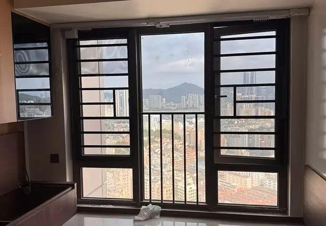 防护可拆洗纱窗安装效果