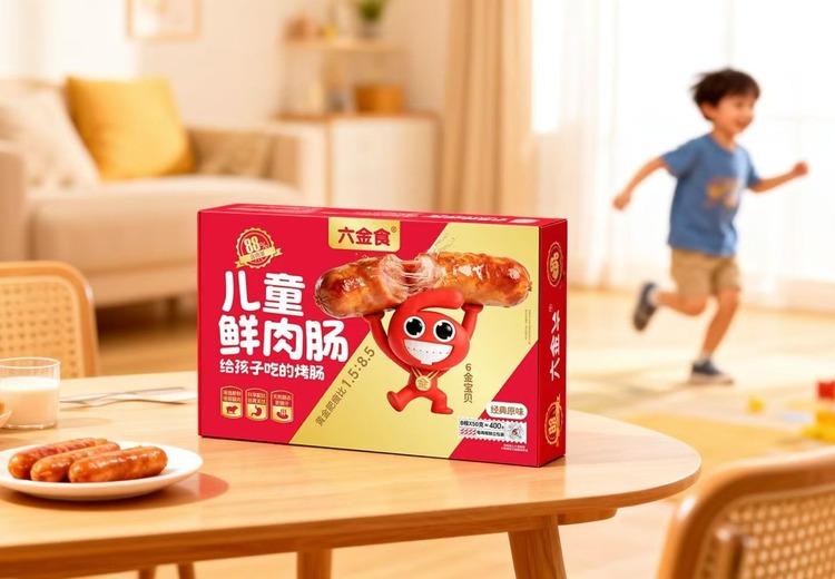 专为孩童打造！鲜猪腿肉儿童鲜肉肠，极速锁鲜，无添加，独立装超安心
