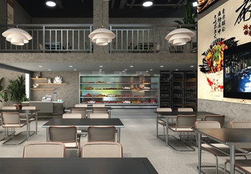 锦江区春熙路 315㎡鲜果茶饮集合店｜餐饮商业全案整装服务