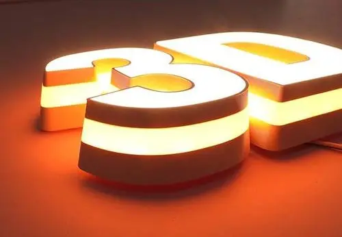 3D打印发光字