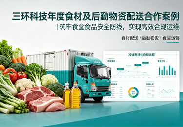 三环科技年度食材及后勤物资配送合作案例｜筑牢食堂食品安全防线，实现高效合规运维