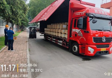 上海至济南二机厂滚珠丝杠配件配送案例