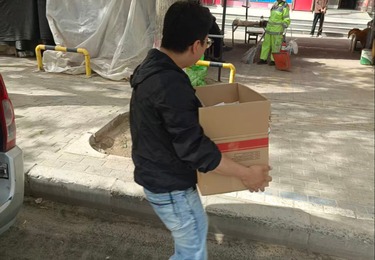 同城配送实拍：大壹钻速冻产品高效送达客户
