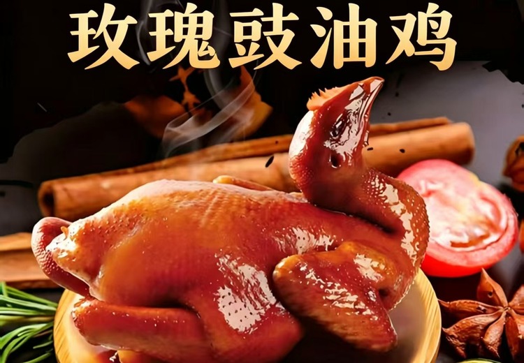 传承百年港式卤味，玫瑰秘制豉油鸡，皮滑肉嫩骨透香，开启味觉盛宴