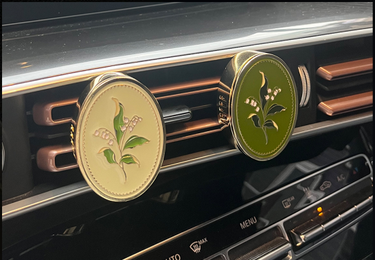 不止森林锌合金珐琅车载出风口香薰