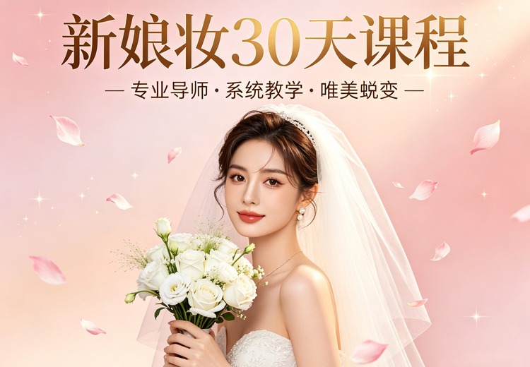 合肥卓莎化妆培训学校新娘妆专修班：聚焦婚嫁赛道，零基础学全套新娘妆造技术