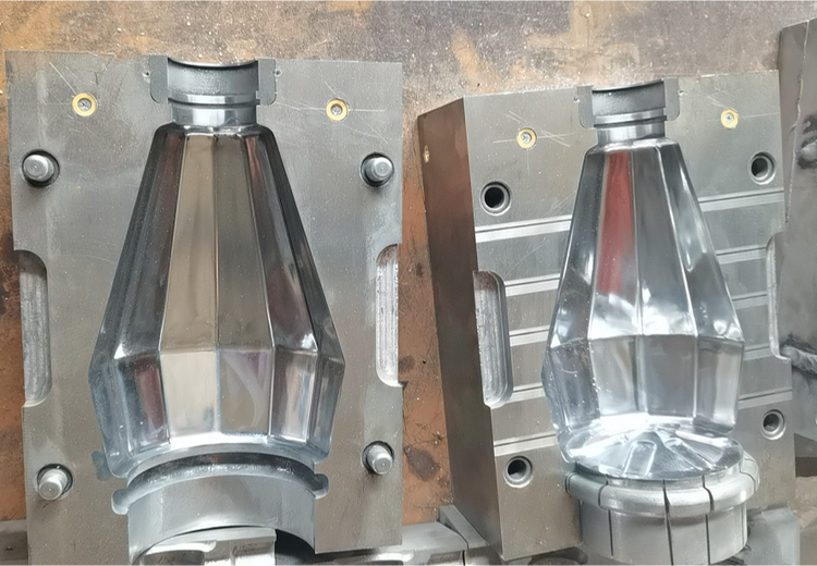锦亮模具 多棱面水晶质感吹塑瓶模具