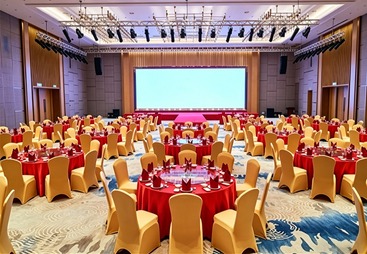 承德市餐桌布 + 椅套 + 口布 / 餐巾（宴会场景）