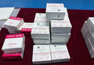 苦水玫瑰精油手工皂礼盒批量成品实拍展示