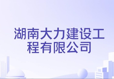 湖南大力电力建设集团有限公司