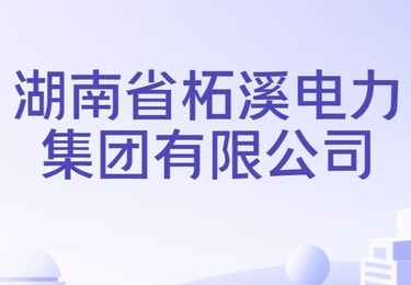 湖南柘溪电力集团有限公司