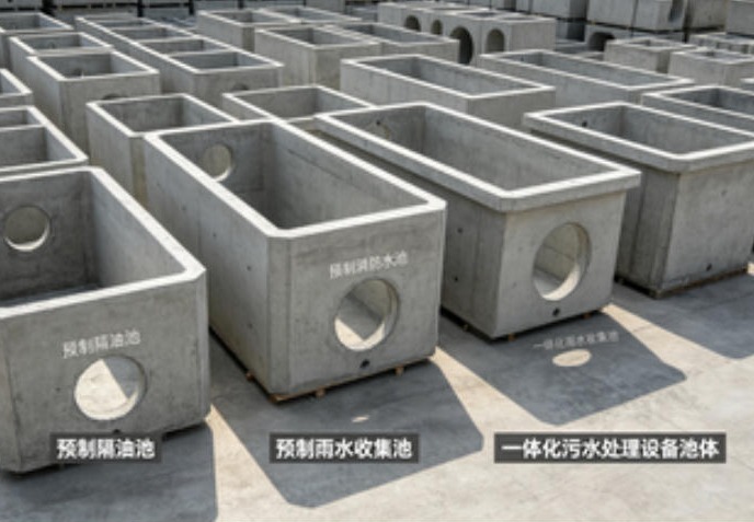 优质水泥预制池，坚固耐用设计优，满足多样需求，打造理想储用空间