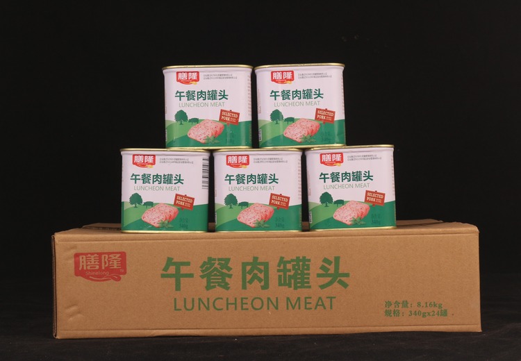 长隆实业肉罐头：双品多样规格，食用便捷，工艺安全，适配多场景高性价比