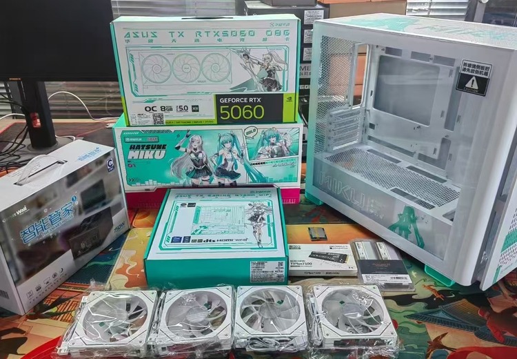 初音未来联名主题装机配件登场，专属整机定制，一站式服务满足二次元玩家需求