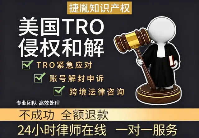 美国 TRO 侵权和解专项服务