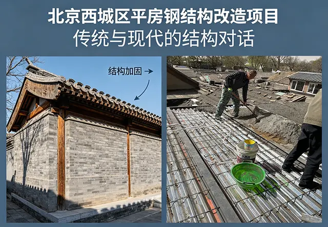 北京西城区平房钢结构改造