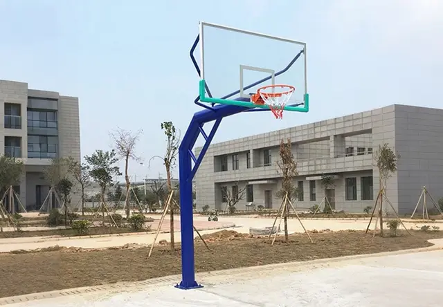 圆管固定式篮球架