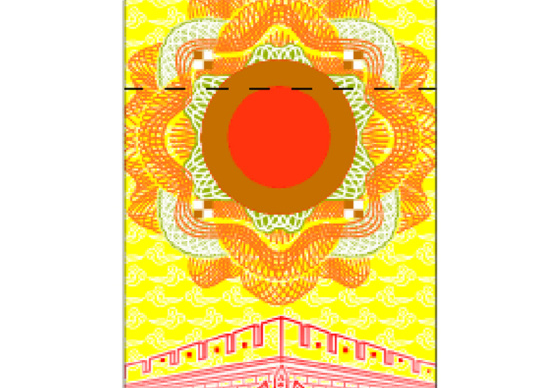 口花防伪标签