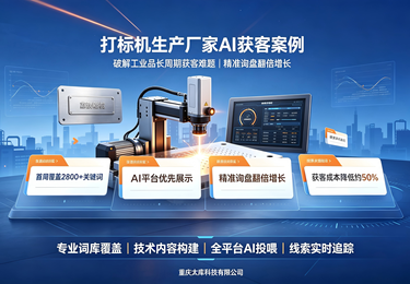 打标机生产厂家——破解工业品长周期获客难题，精准询盘翻倍增长