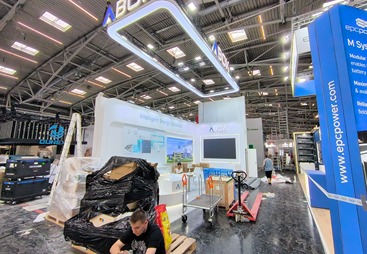 2026年德国 Intersolar 展会搭建案例｜创想展览德国展台设计搭建案例
