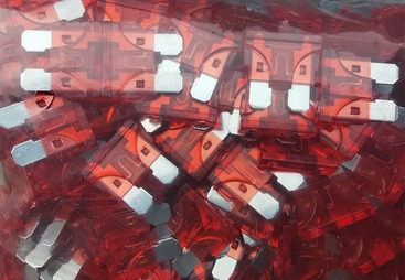 中型10A插片保险丝