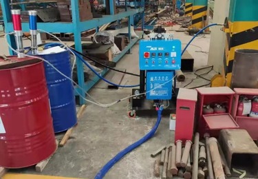 气动聚氨酯喷涂机JX-IIIH车间墙体保温现场发泡喷涂施工