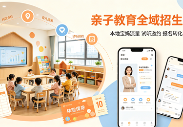 亲子早教教育机构｜全域线上招生，低成本获取精准宝妈生源