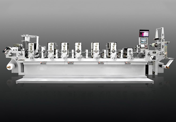 CS-320-6色 后冷烫间歇式凸版商标印刷机