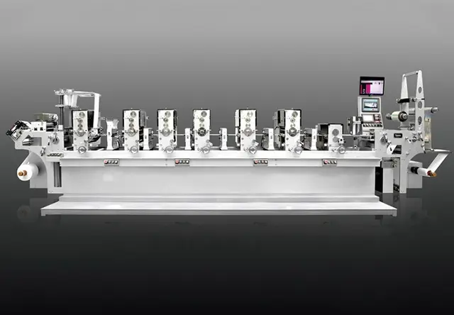 CS-320-6色 后冷烫间歇式凸版商标印刷机