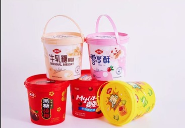 休闲食品 IML 膜内贴塑料桶系列