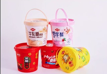 休闲食品 IML 膜内贴塑料桶系列