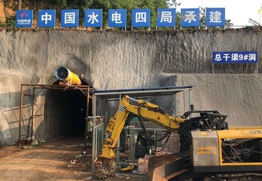 中铁水电四局城建隧道风机使用现场