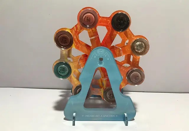指甲油摩天轮收纳展示架