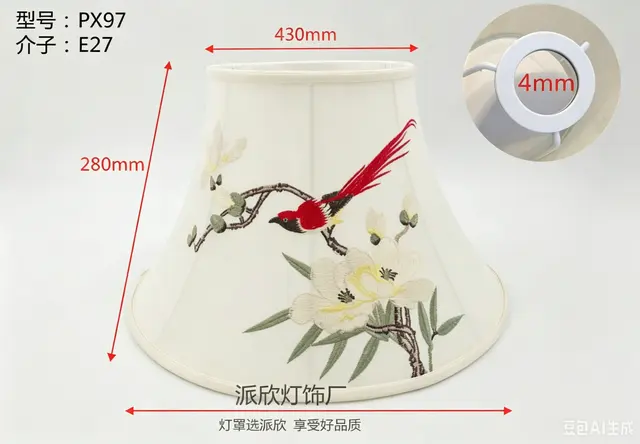 布艺灯罩