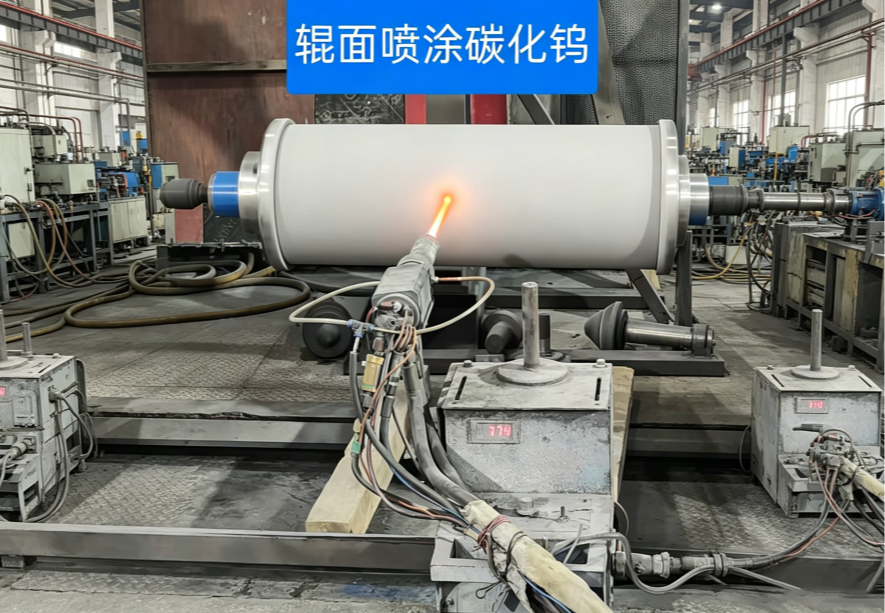 辊面喷涂碳化钨