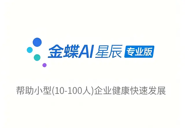 金蝶AI星辰专业版